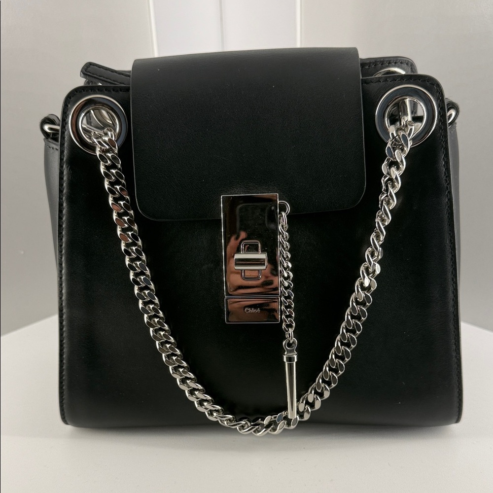 Chloé Annie Bag black with silver hardware